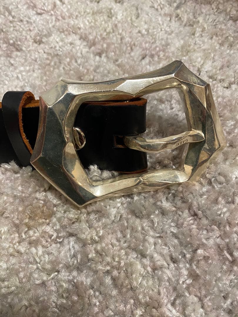 d*7様 レザーベルト　バックル　silver925