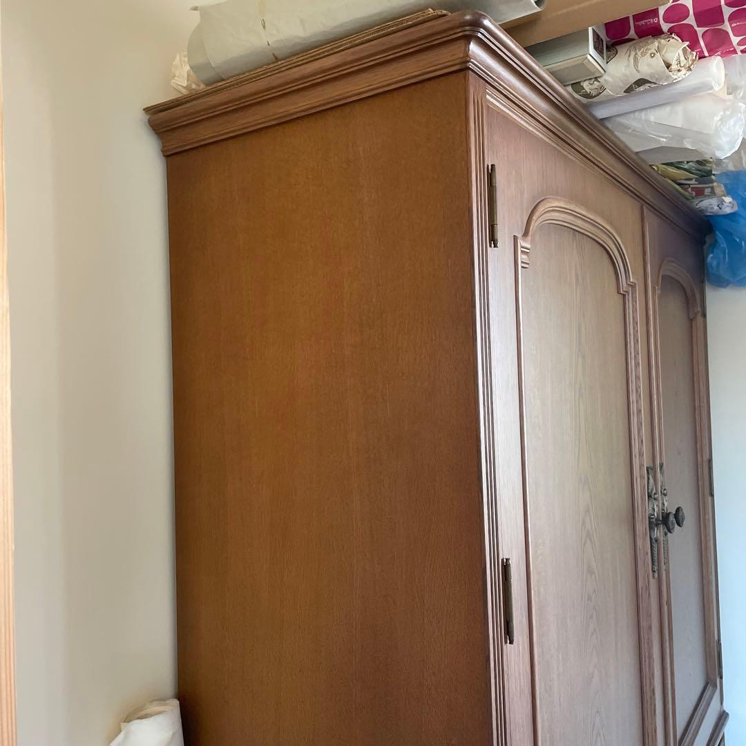 【引取限定】天然木　箪笥