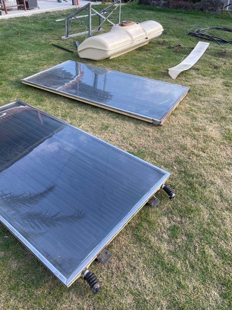 【年始特別値下げ】ソーラー温水器用集熱板 大型　太陽熱