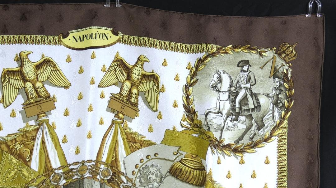 HERMES エルメス　大判スカーフ　カレ90　 D435