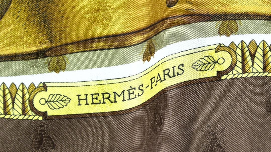 HERMES エルメス　大判スカーフ　カレ90　 D435