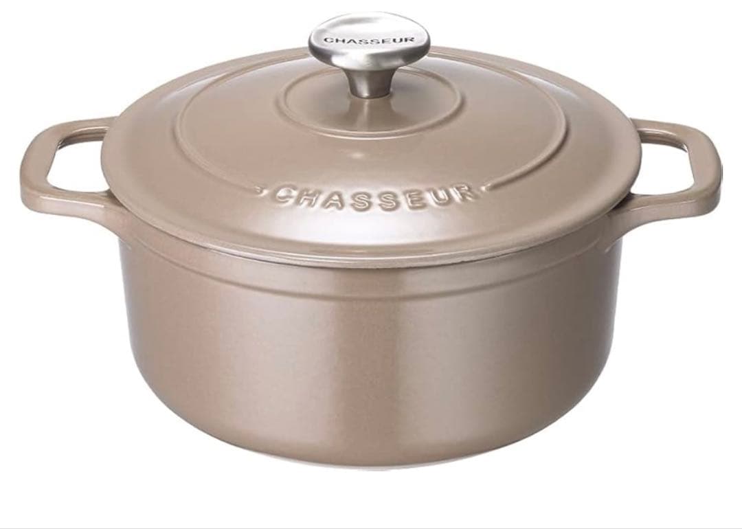 新品　CHASSEUR サブライム ラウンドキャセロール　24cm 両手鍋