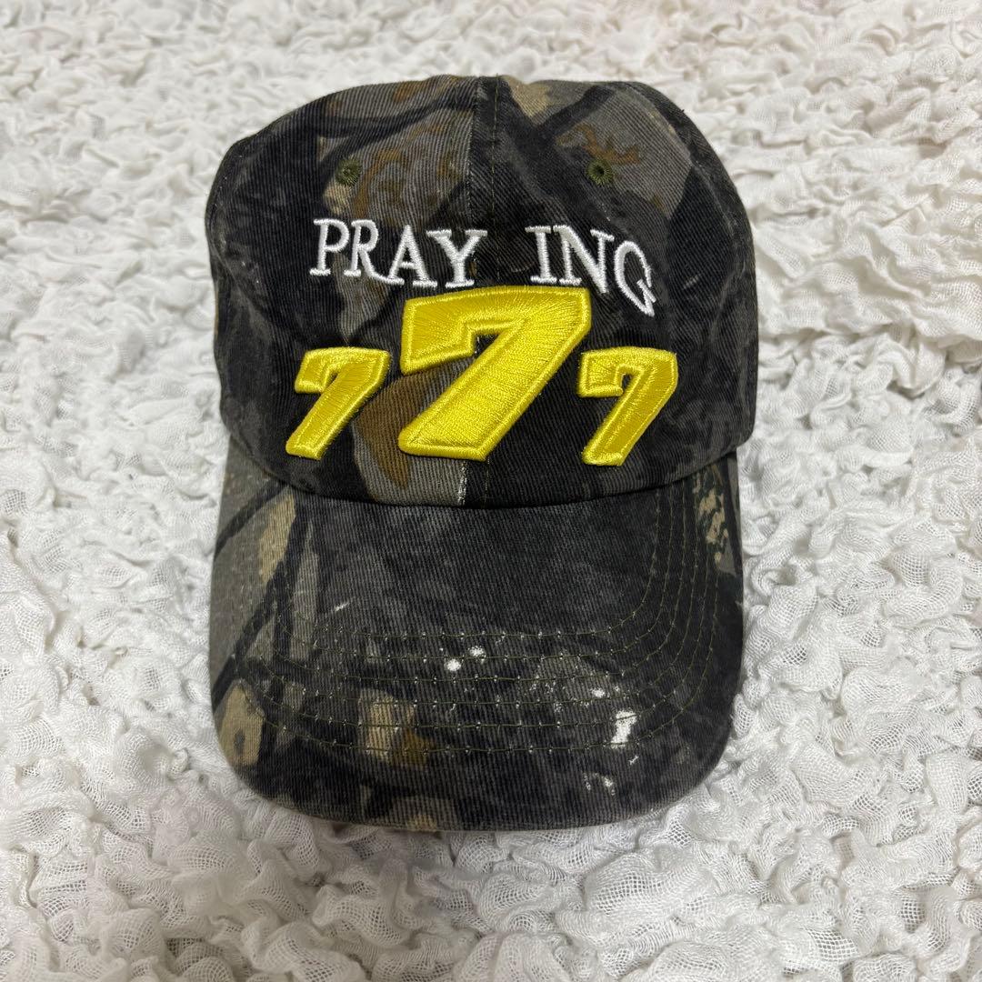 正規品　praying 777 リアルツリー　迷彩　キャップ　帽子　y2k