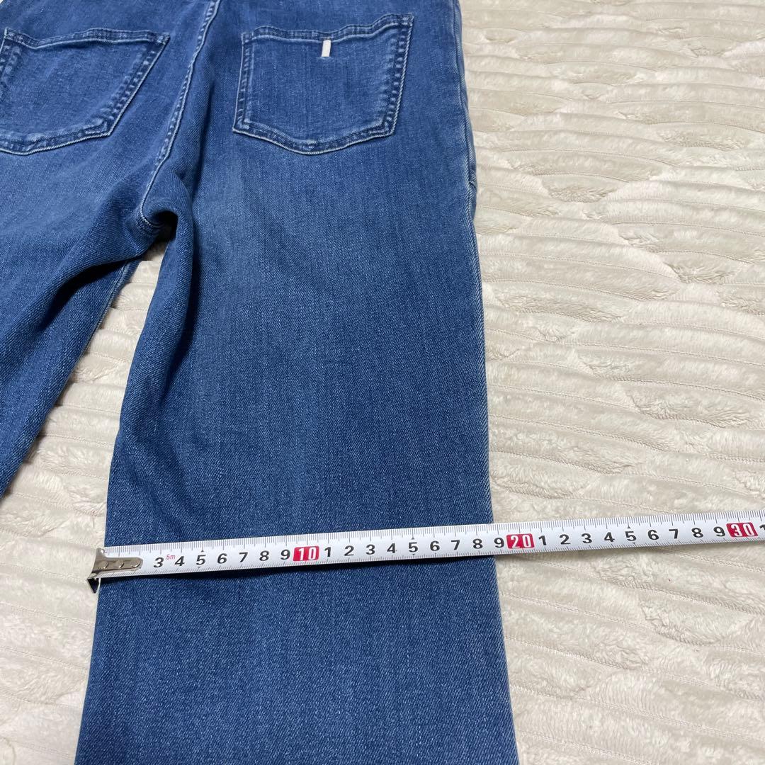 ステラマッカートニー　オーバーオール　ブルー　38 ブーツカット　サロペット