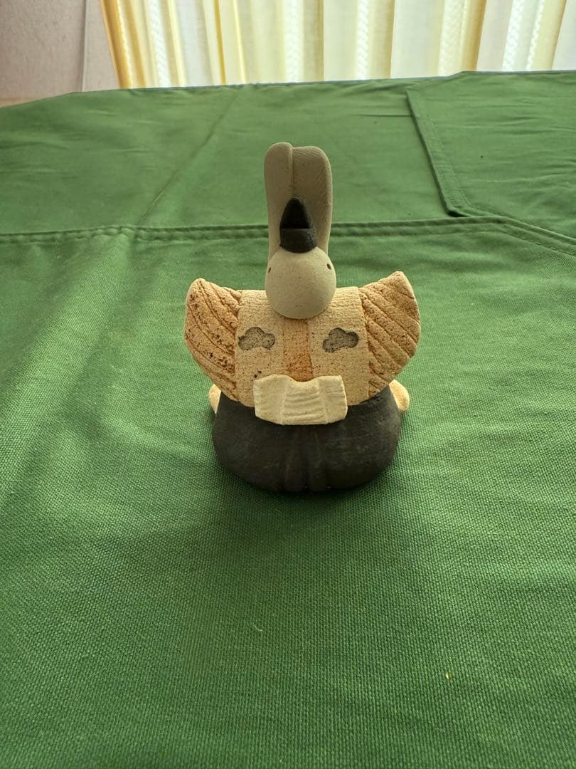 滝上真由美作　陶雛人形　うさぎ