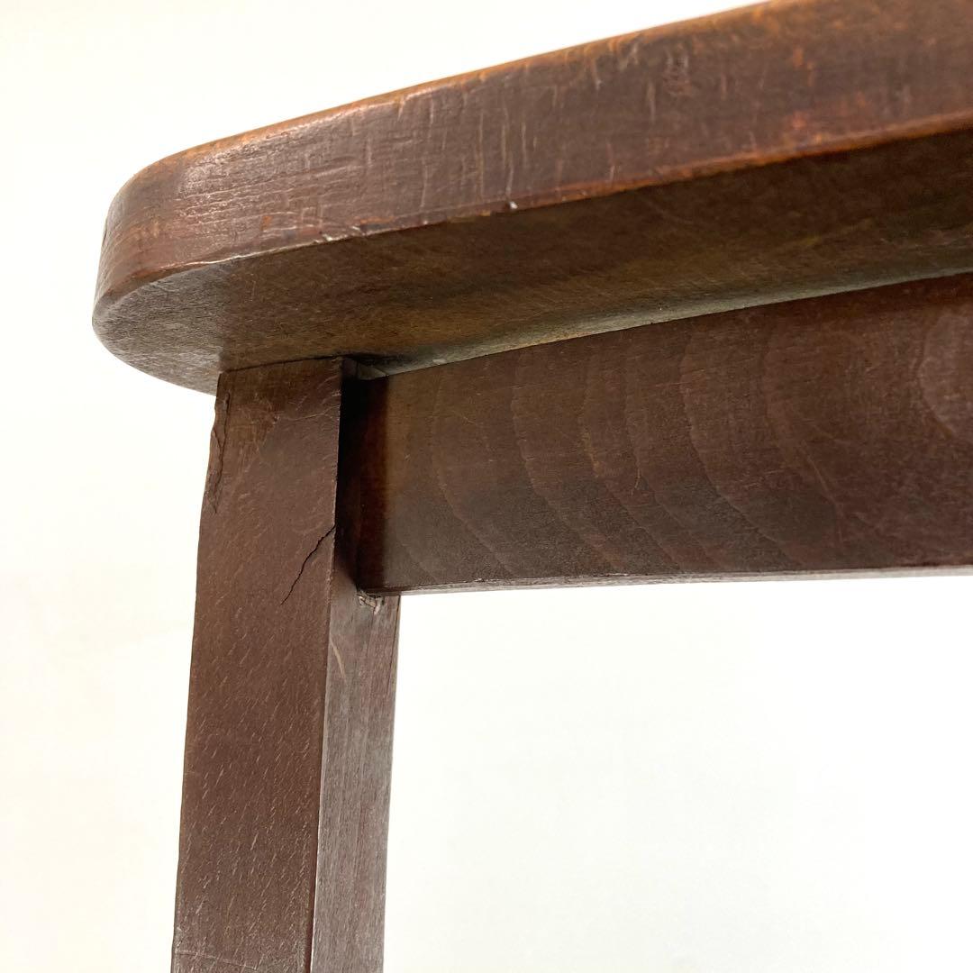 カフェチェア ラッシュシート アンティーク椅子 木製フレーム ブラウン