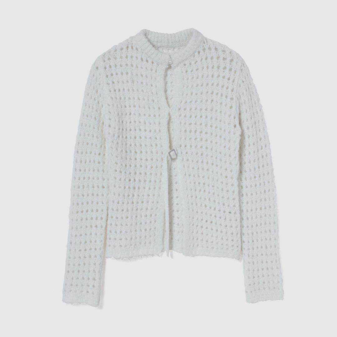 SeaRoomlynn Fluffy Yarn 2way Knitトップス