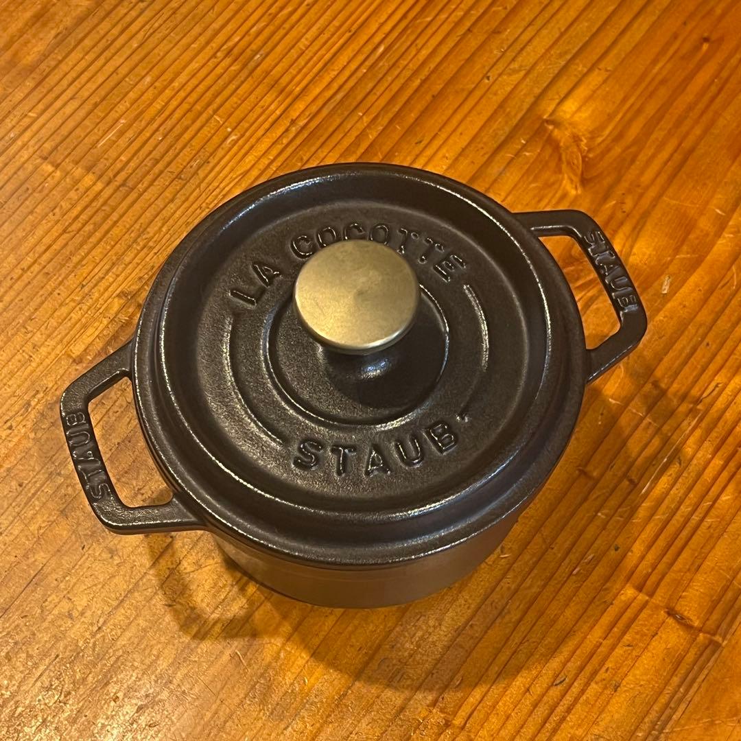 【STAUB LA COCOTTE】小型鍋 黒　14cm