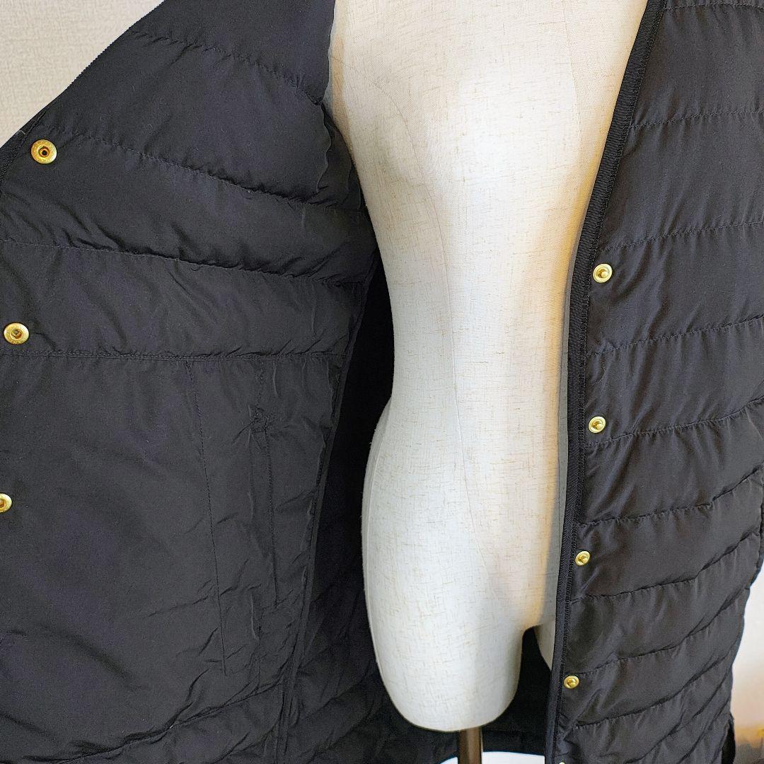 美品 BEAMS HEART フレンチ ロングダウンジャケット M 黒