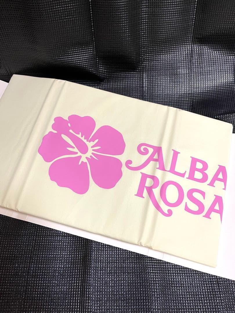 爆爆爆レア　アルバローザ　シングル　掛け布団カバー　ホワイト×ピンク　新品未使用