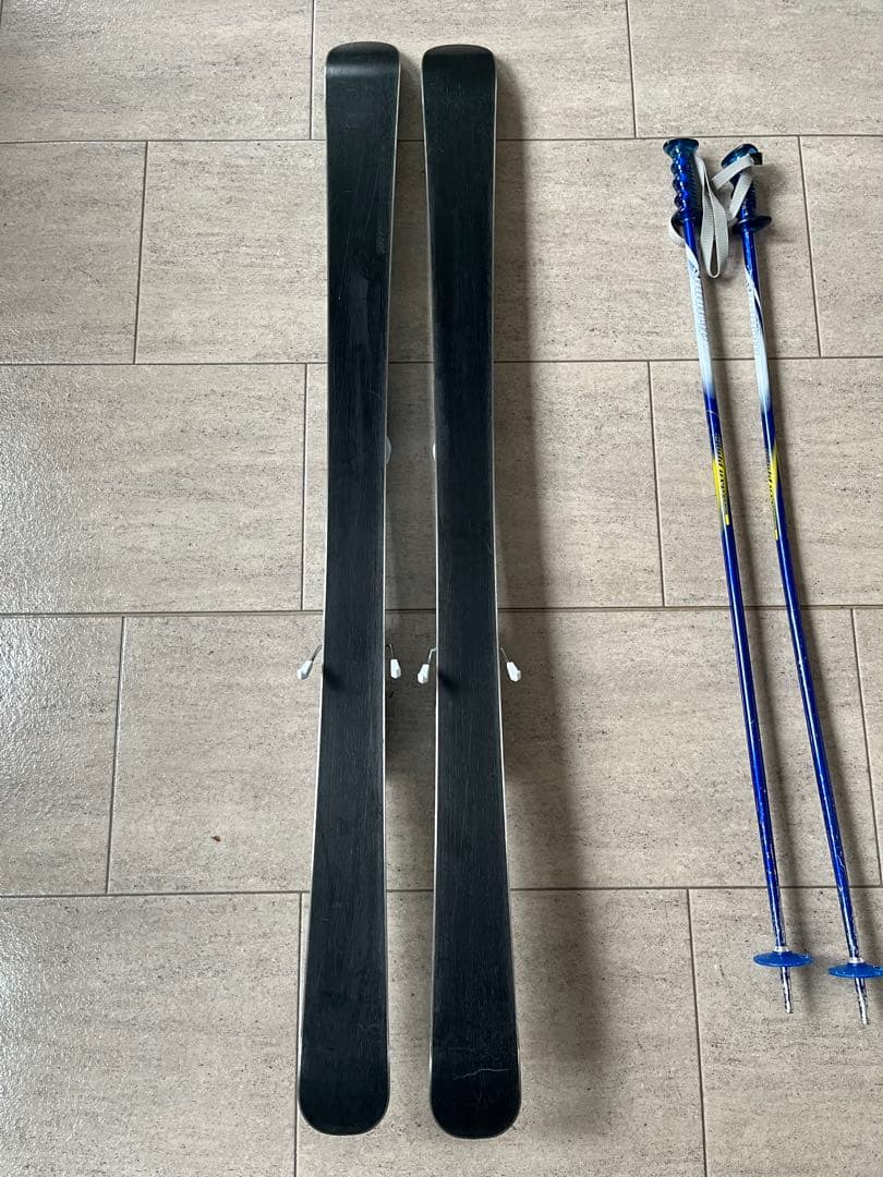 スキー板　ブーツ　ストック　スキー、靴ケース5点セット