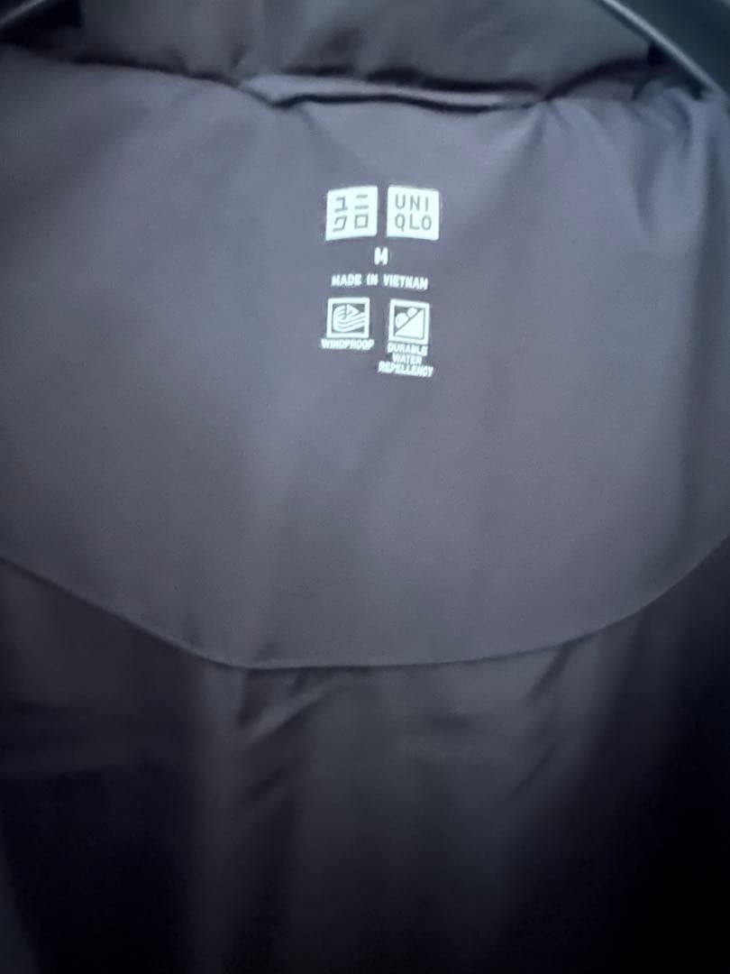 ユニクロ　シームレスダウンロングコート　M 黒　2025年製　今期