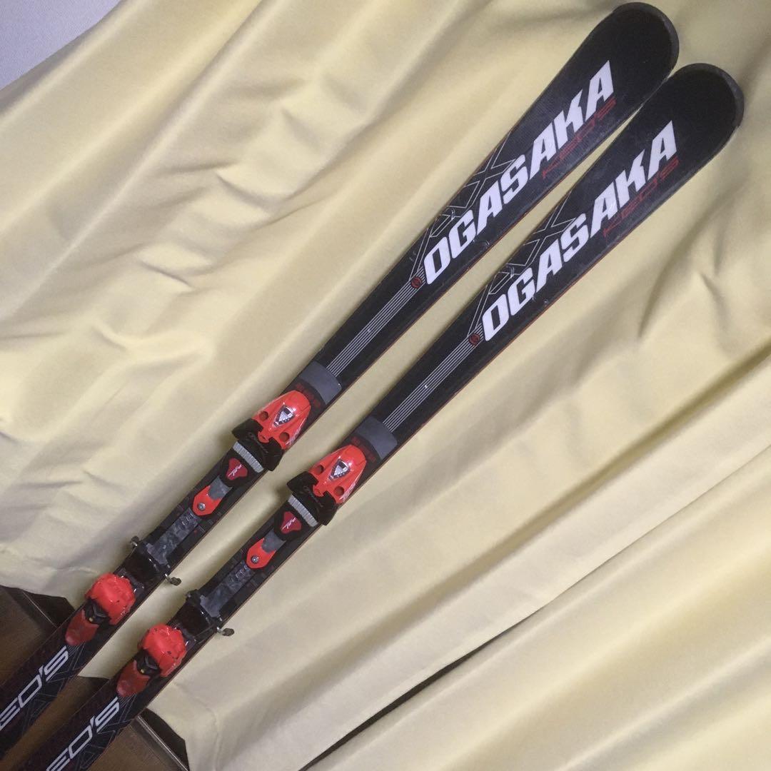 オガサカ　スキー板　ビンディング付き　165cm 2/6まで
