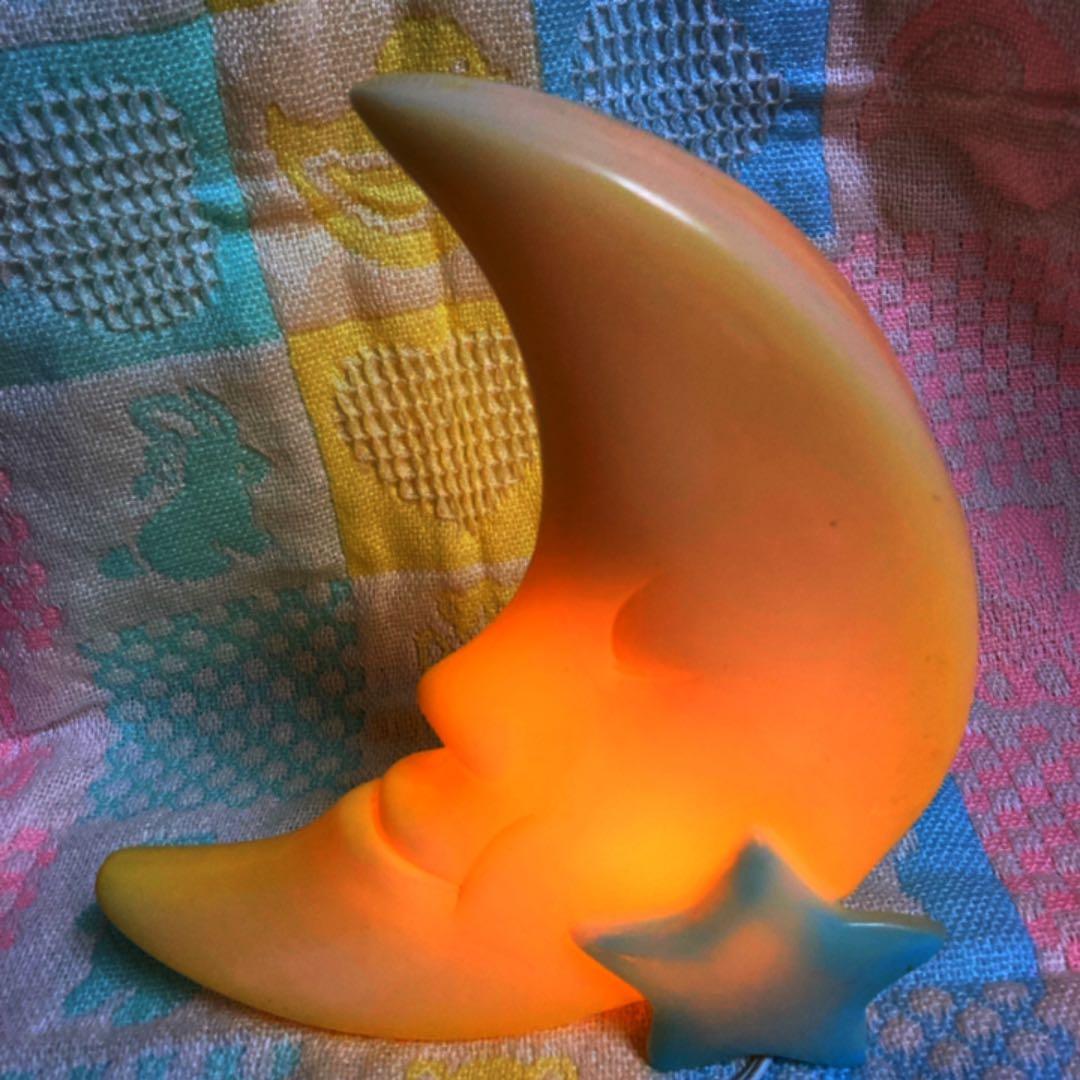 レア✩MOON & STAR spank 月 パステル ランプ AMO