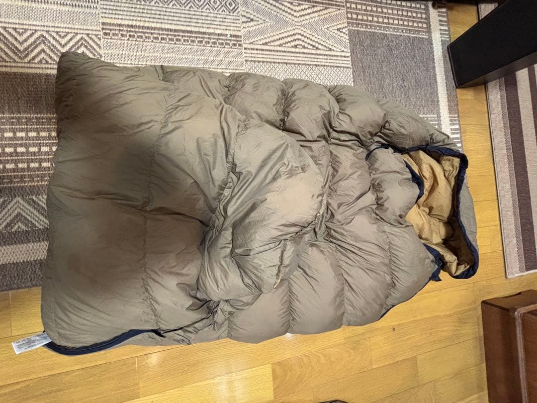 NANGA オリジナルシェラフ360寝袋 ベージュ 収納袋付き