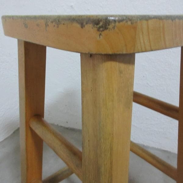 イギリス ビンテージ 家具 ハイスツール カウンタースツール 英国 4775e