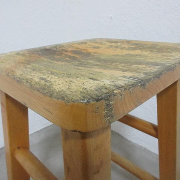 イギリス ビンテージ 家具 ハイスツール カウンタースツール 英国 4775e