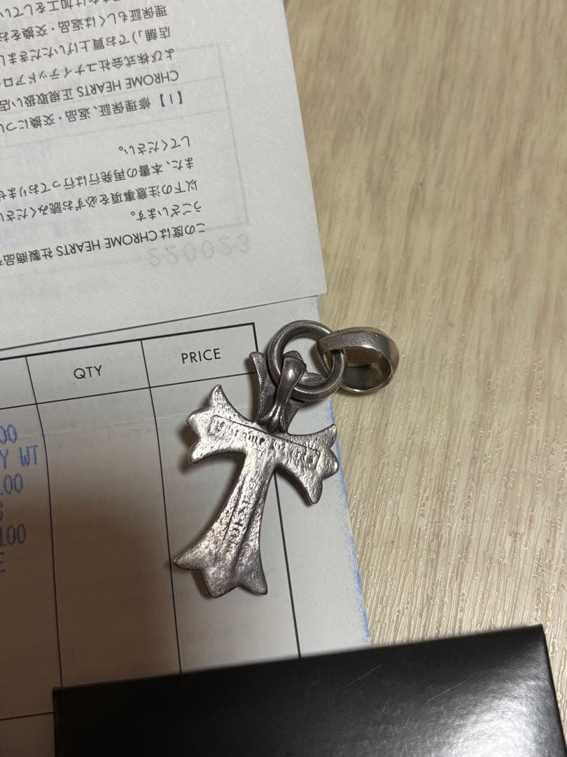 chromehearts クロムハーツ　スモールCHクロスネックレス　チャーム