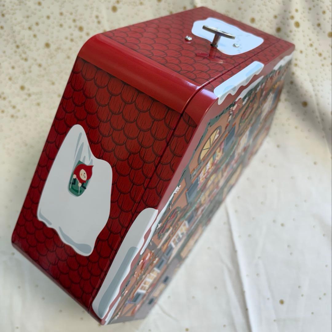 KALDI カルディクリスマスオルゴール缶　　3個