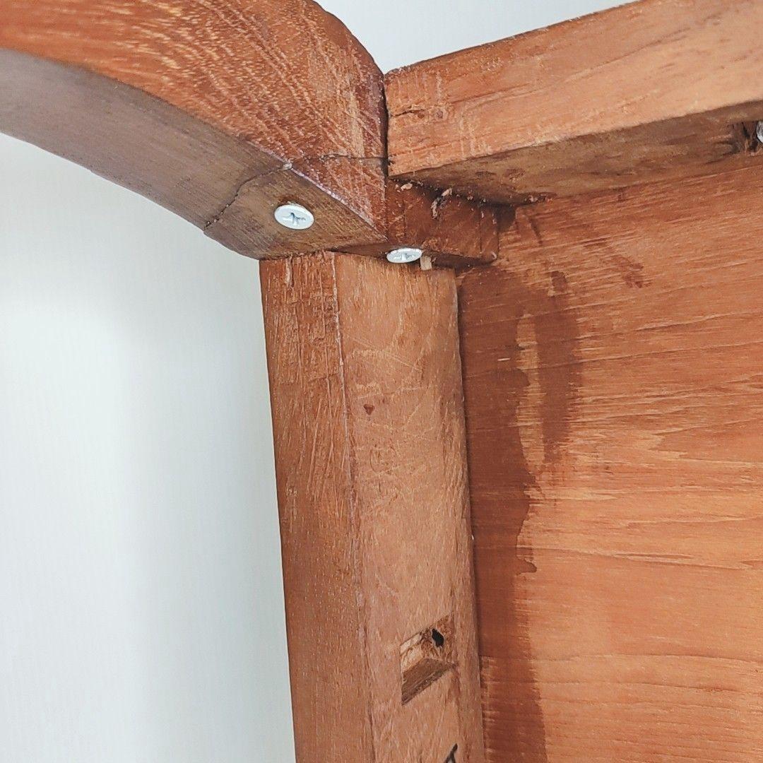 猫脚ミニテーブル 彫刻入り