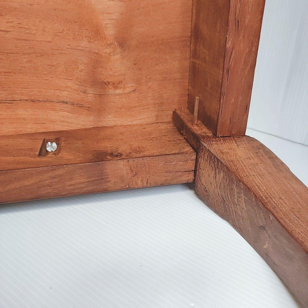 猫脚ミニテーブル 彫刻入り