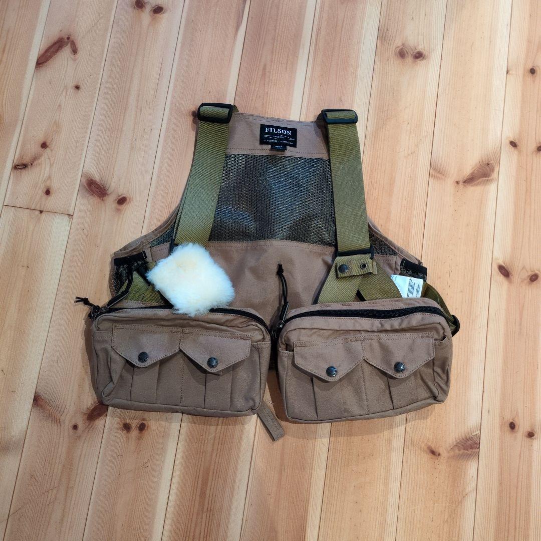 【美品】フィルソン メッシュ フライフィッシング ストラップ ベスト