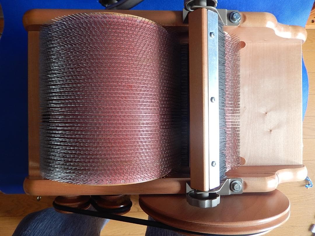 手動式木製ドラムカーダー・アシュフォード