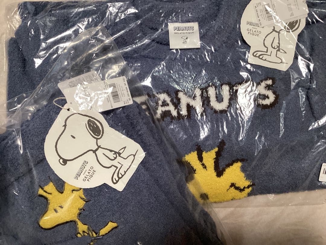 ジェラートピケ　PEANUTS ベビモコプルオーバー＆ロングパンツ スヌーピー