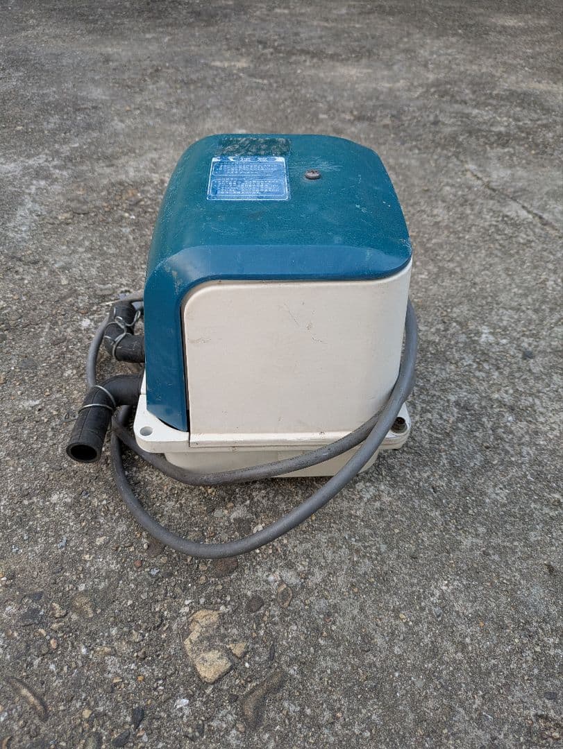 動作品　ゴムホース付き　DUO-80 左ばっ気　ブロワー　エアー　右散気変更可