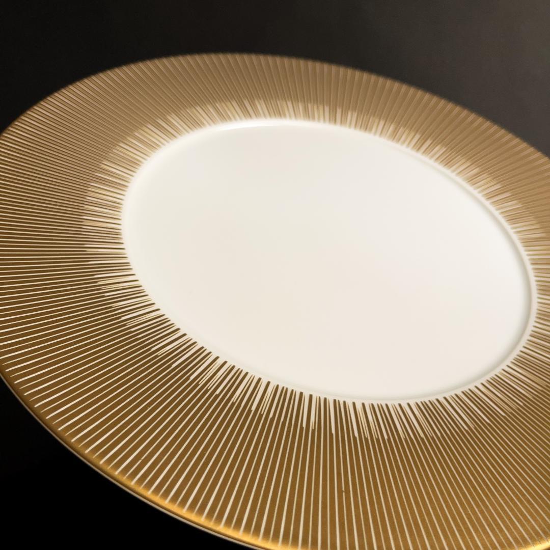 ★新品未使用　超美品★フランスBernardo ゴールド　大皿　サービスプレート