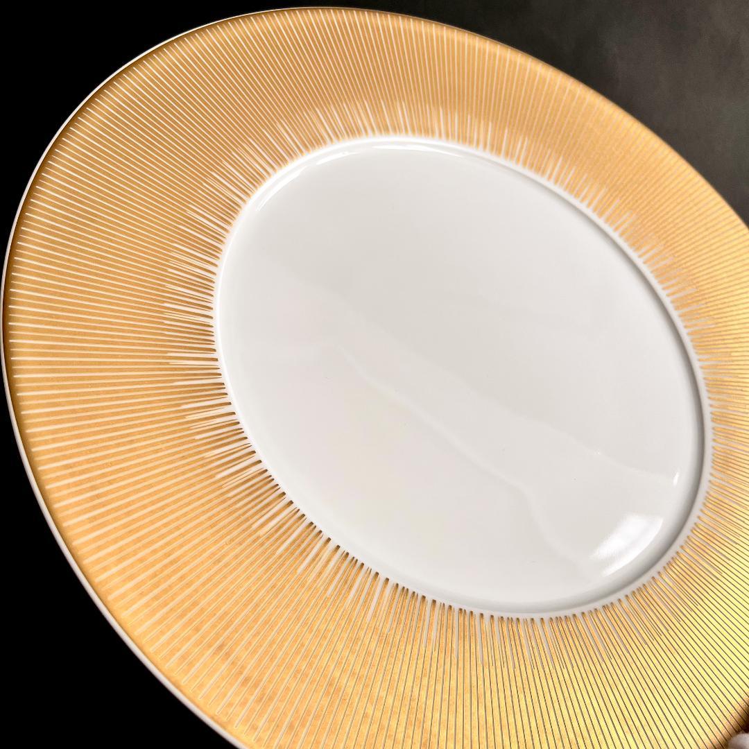 ★新品未使用　超美品★フランスBernardo ゴールド　大皿　サービスプレート