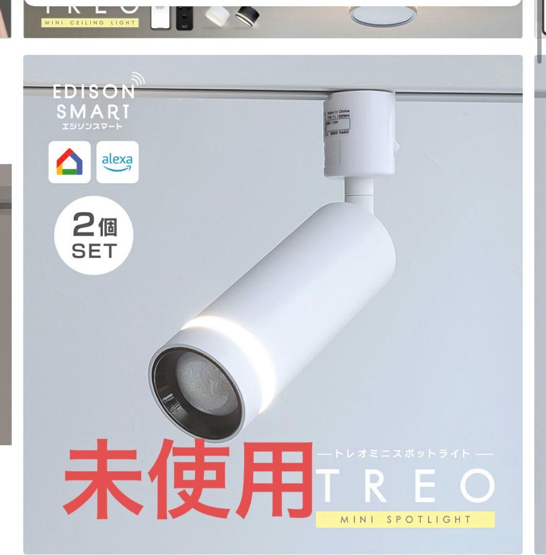 Treo ミニスポットライト 2個セット　エジソンスマート