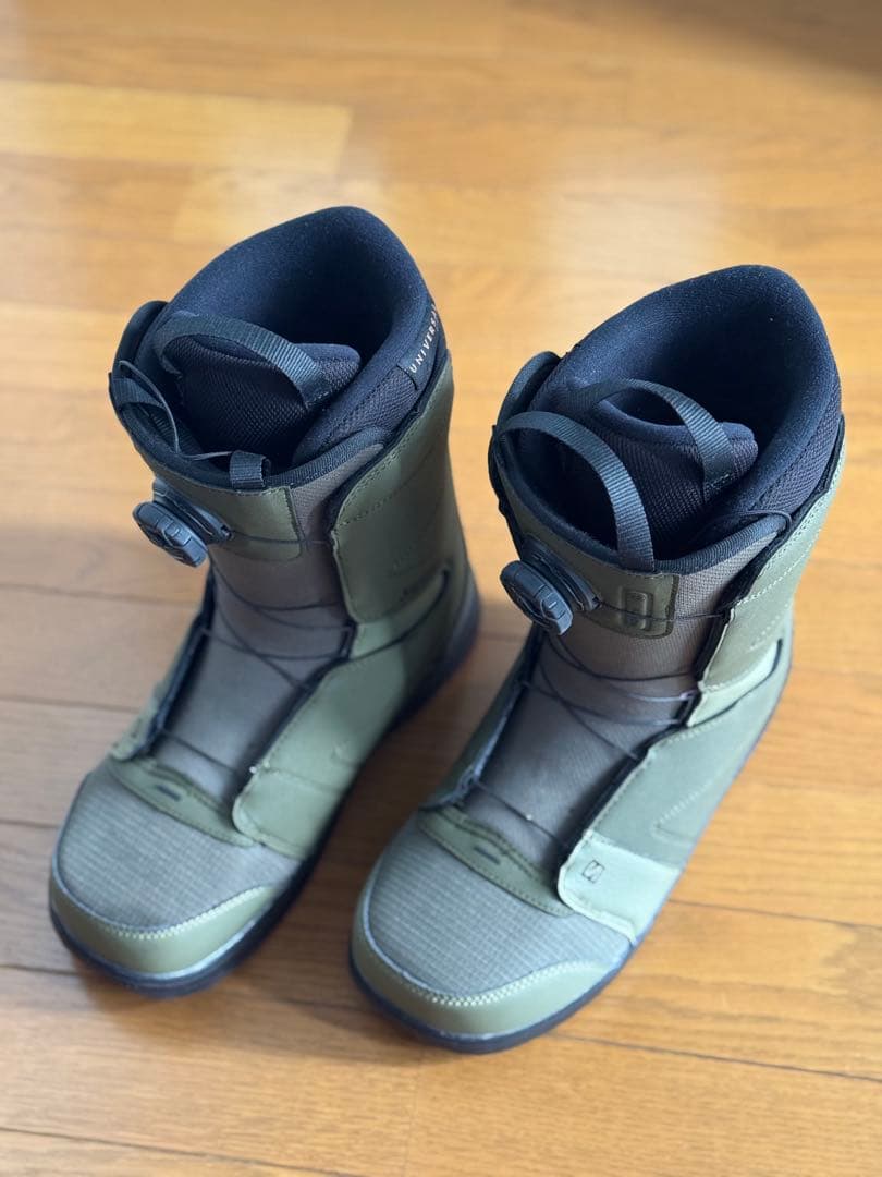 SALOMON スノーボードブーツ オリーブグリーン27cm
