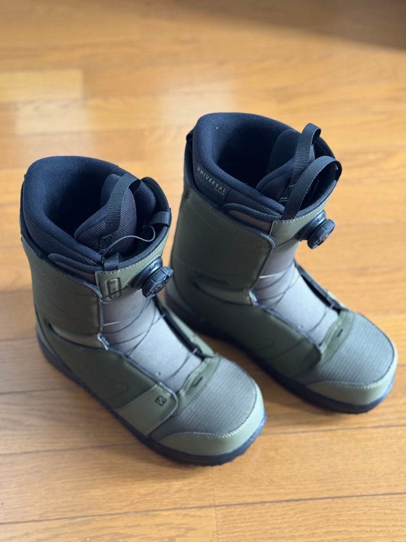 SALOMON スノーボードブーツ オリーブグリーン27cm