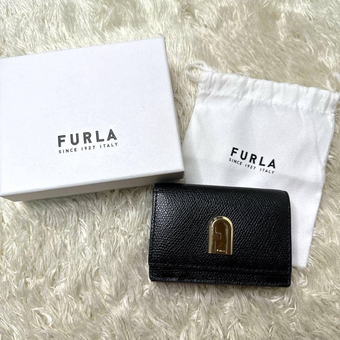 FURLA フルラ美品　3つ折り財布 1927 トライフォールド ウォレット