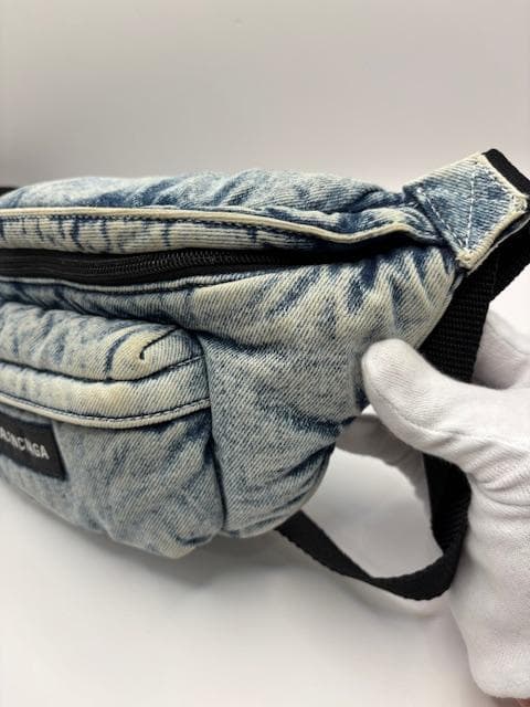 バレンシアガ エクスプローラー ベルトバック 755803 ボディバッグ デニム