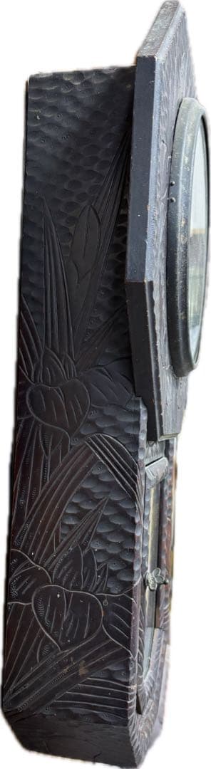 愛知時計 柱時計 ゼンマイ式 ボンボン時計 振り子時計 昭和レトロ 八角時計