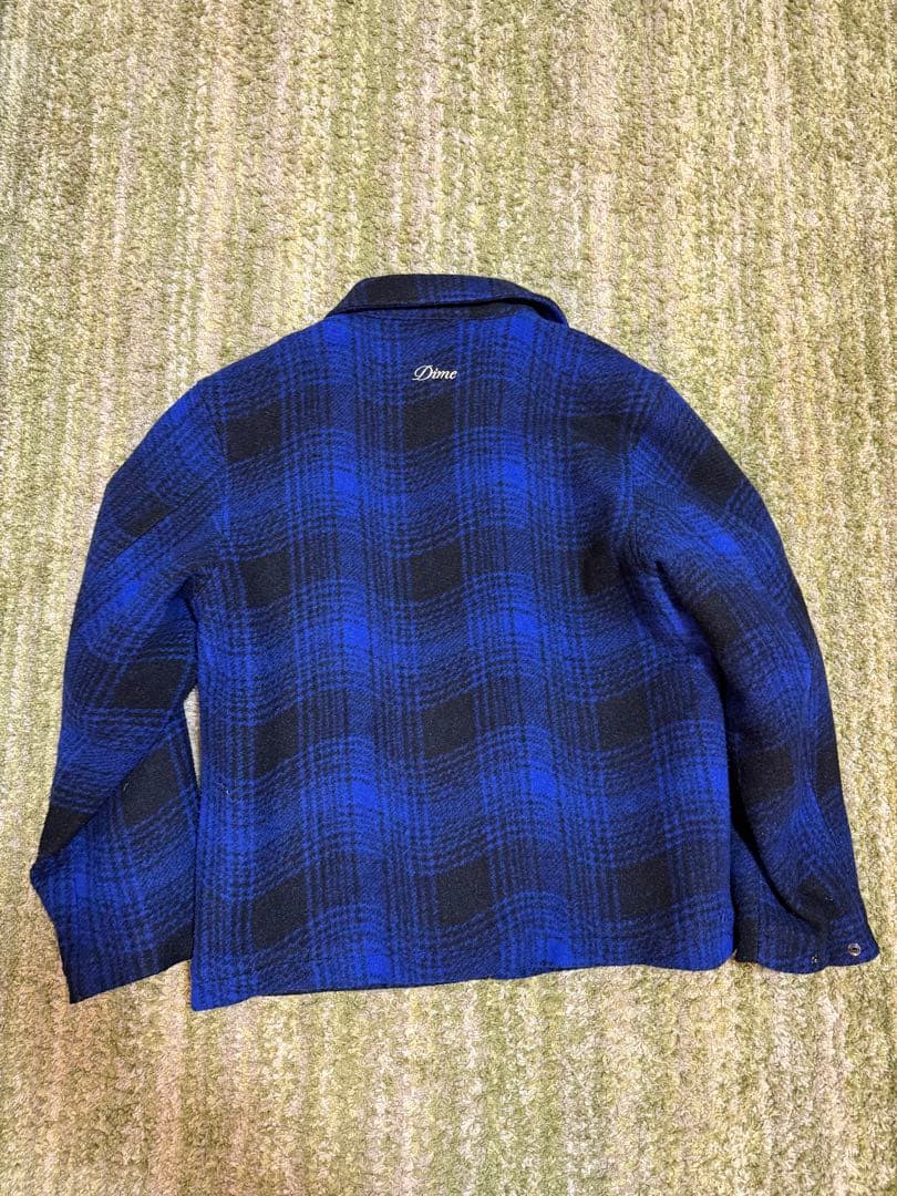 Dime 青黒チェック ジャンパー M