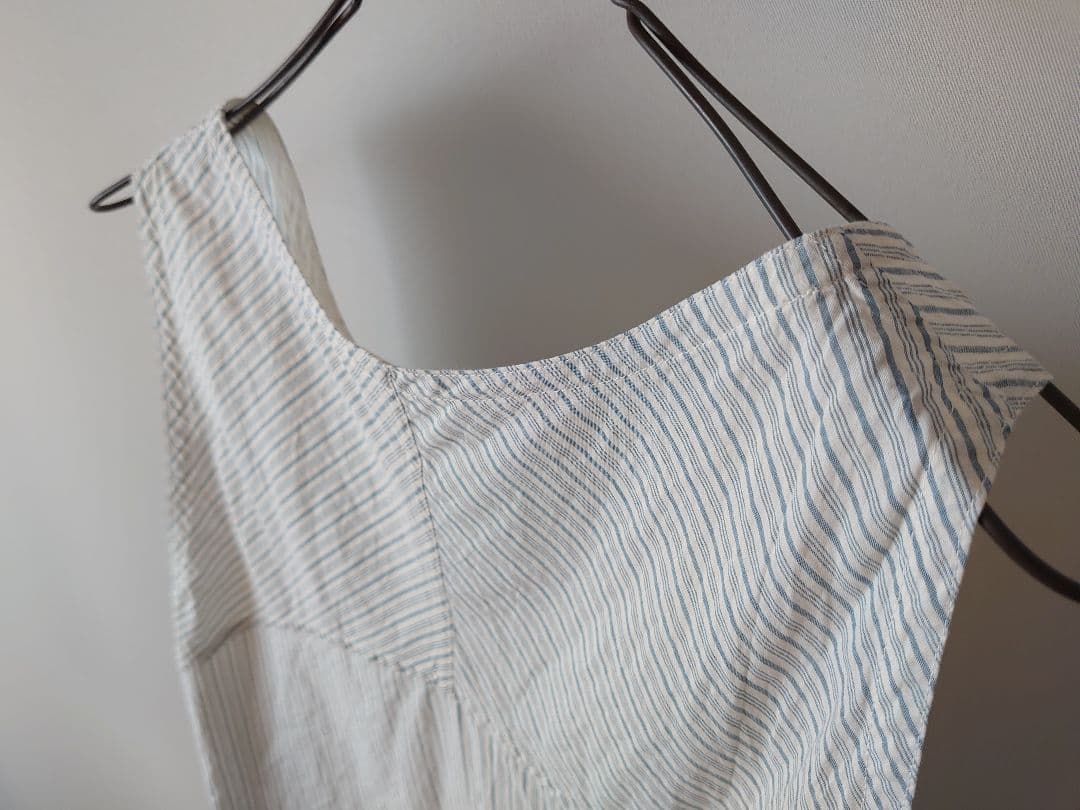 GEOFFREY B.SMALL／sleeveless shirt(stripe