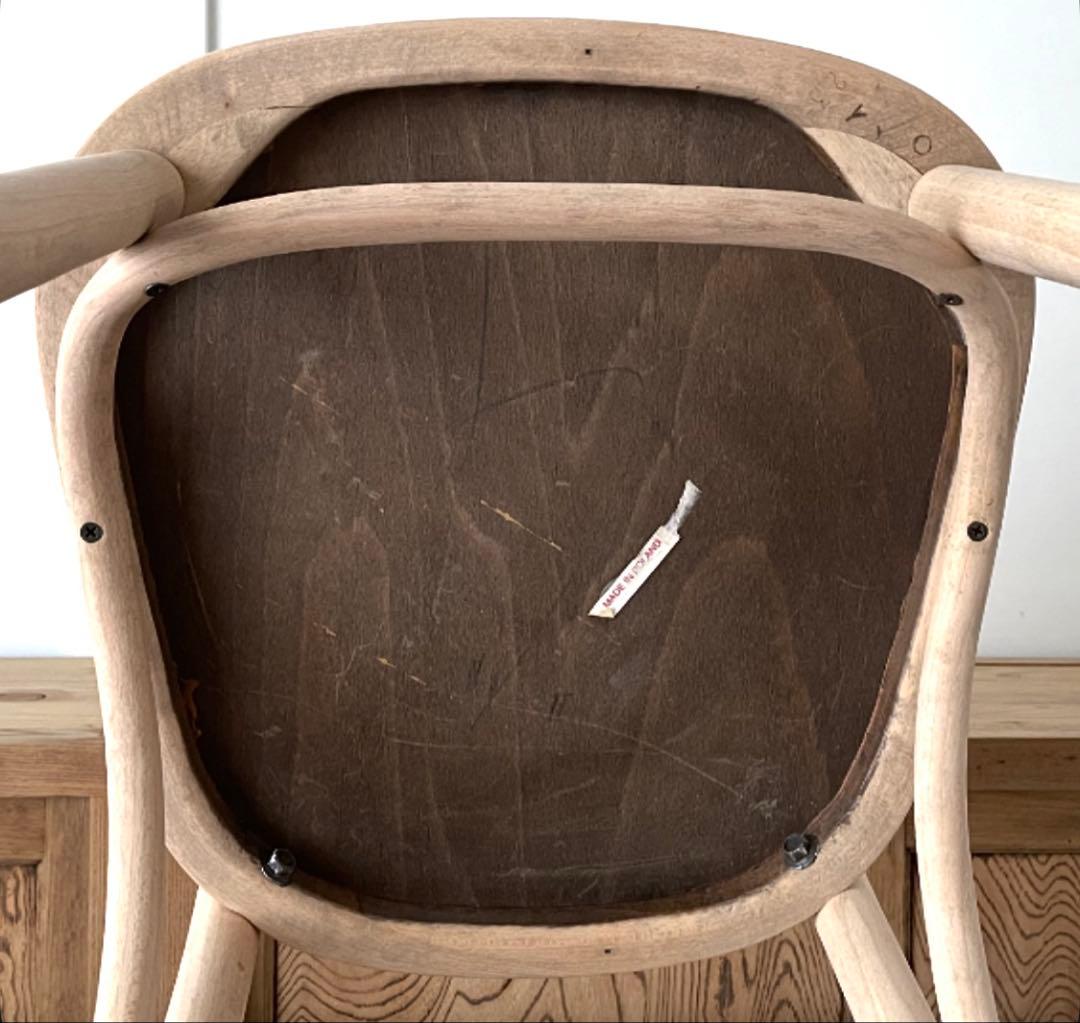 ポーランド ベントウッドチェア　古い椅子　曲木　アンティーク　ダイニングチェア