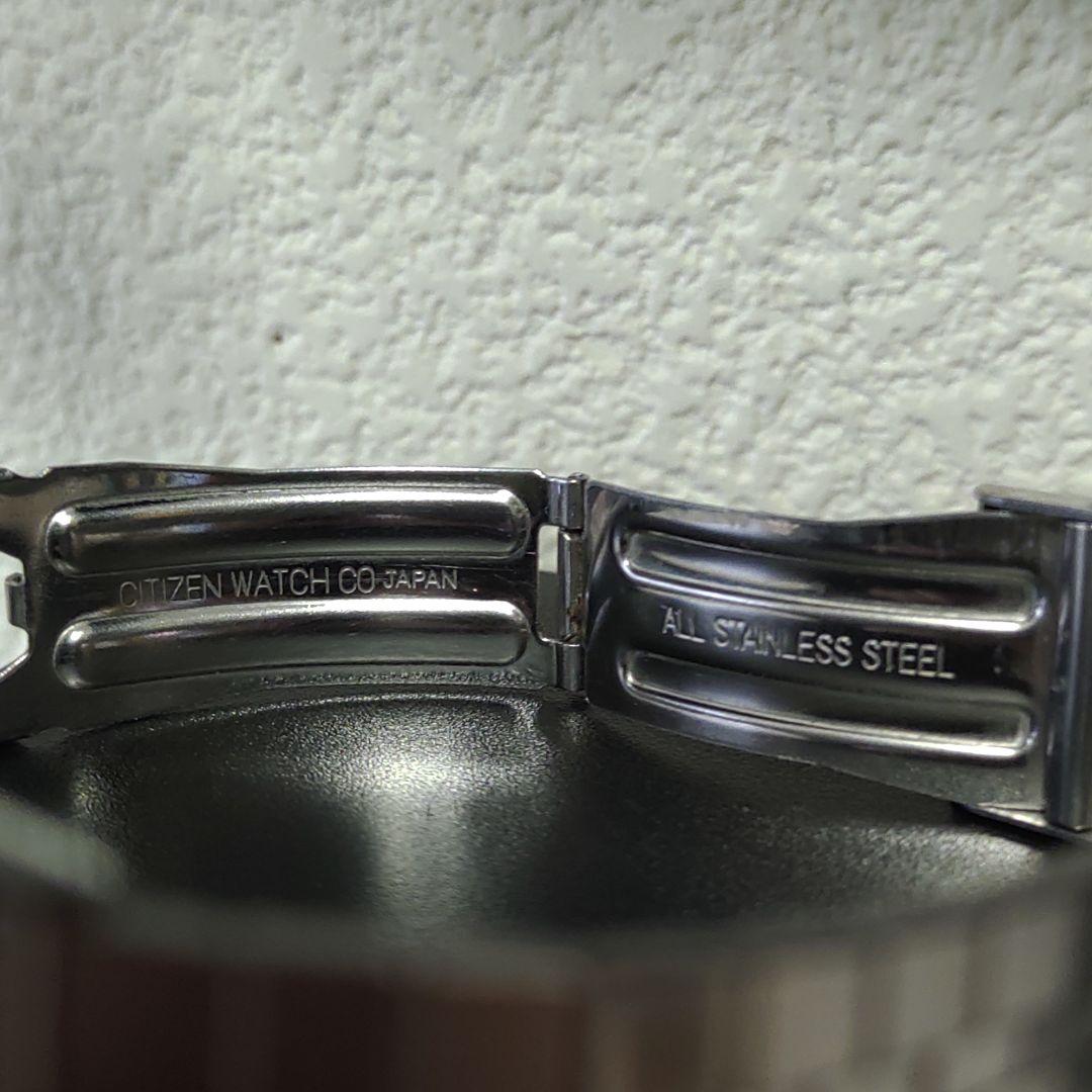 シチズンクリストロンビンテージメンズクオーツアナログ腕時計紳士KTC京都機械工具