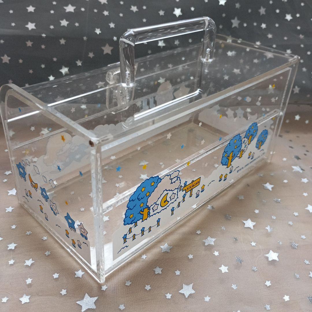 キキララ　取っ手付き　小物入れ　アクセサリーケース　ジュエリーボックス