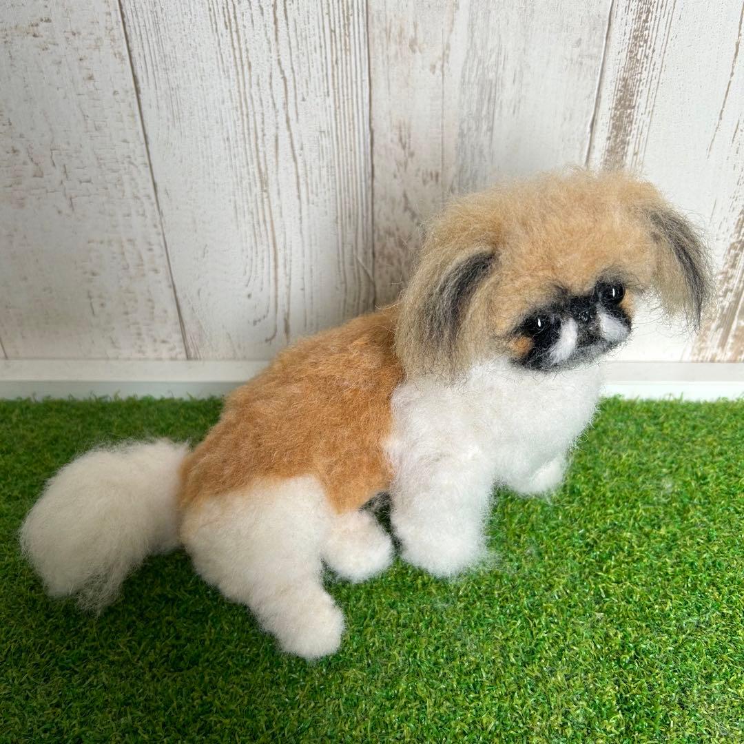 即購入可能です♪羊毛フェルト【ペキニーズ】犬　他の犬種もオーダー受付中です。