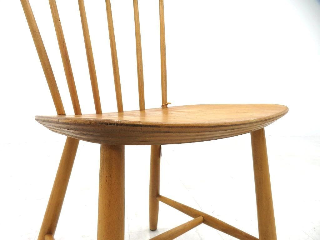 北欧　デンマーク　ビンテージ　FDBモブラー　J46　　イス　ダイニングチェア