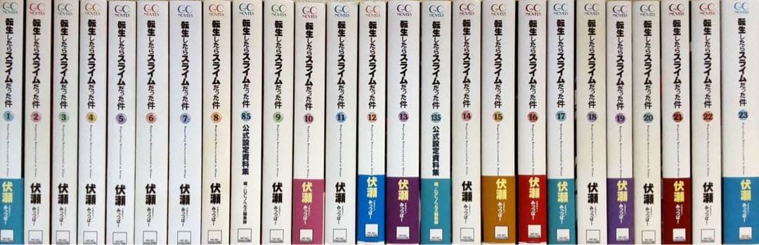 転生したらスライムだった件　転スラ　小説　合計25冊セット　全巻セット