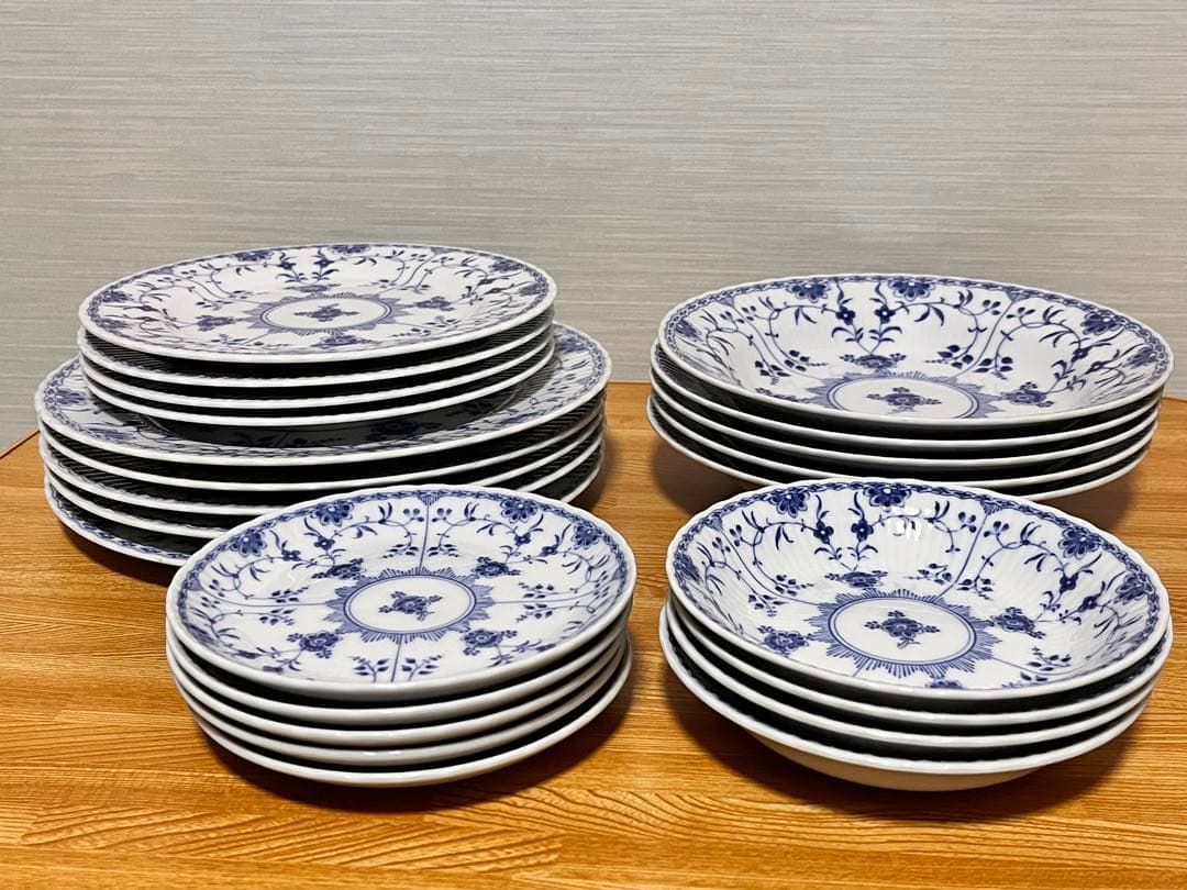 サンヨー　ブルーコペン　ディナーセット　23枚