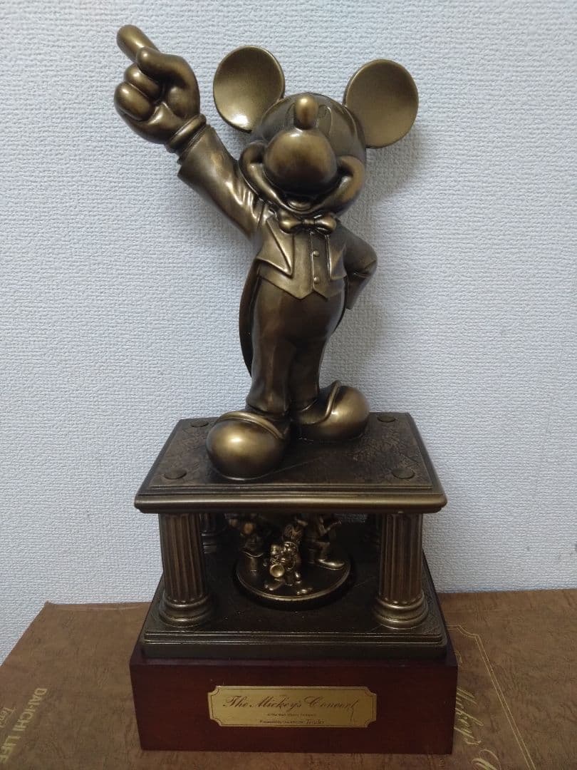 【非売品】ディズニーオーケストラ　ブロンズ像オルゴール　第一生命