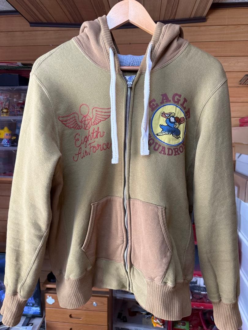 TOYS McCOY パーカー カーキM