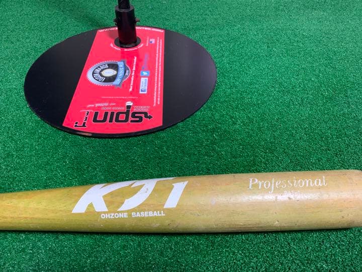 バックスピンティー　back spin Tee   竹バット付　ティバッティング