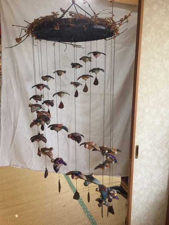 すずめの釣り飾り